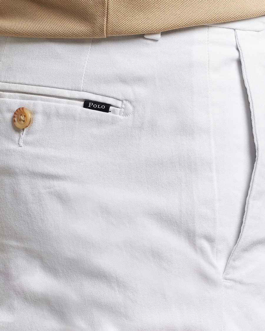 Homme | Pantalons | Polo Ralph Lauren | Slim Fit Stretch Chinos White
