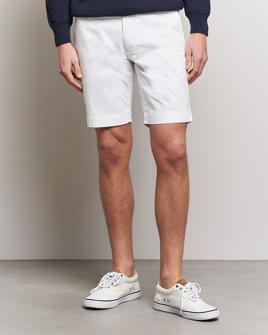 Homme | Shorts | Polo Ralph Lauren | Tailored Slim Fit Shorts White