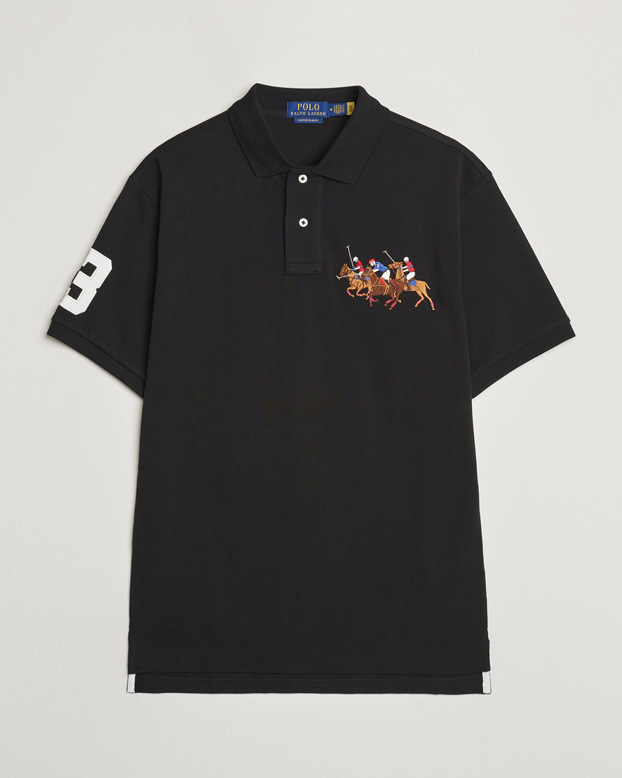 Homme | Polos | Polo Ralph Lauren | Custom Slim Fit Match Club Polo Black