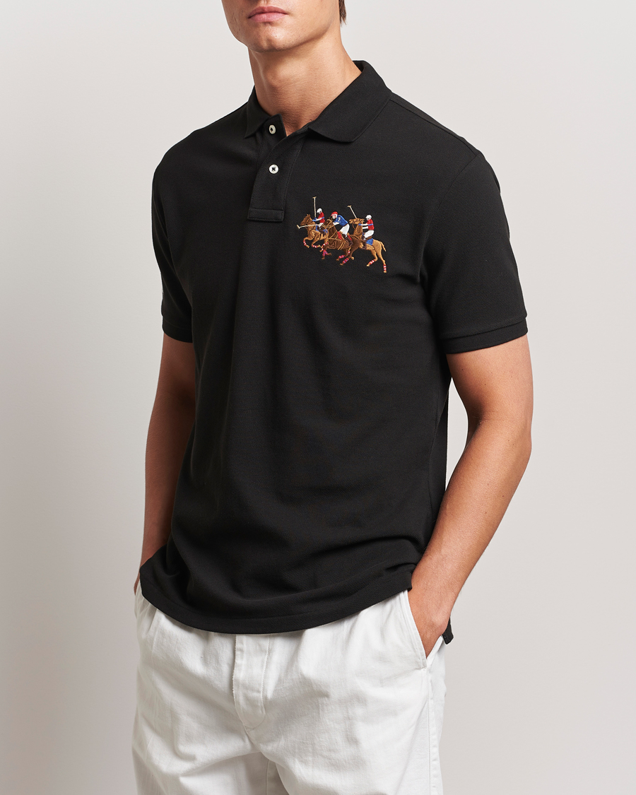 Homme | Polos | Polo Ralph Lauren | Custom Slim Fit Match Club Polo Black