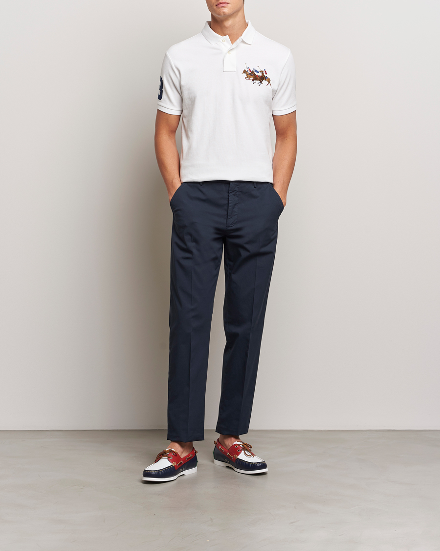 Homme | Polos | Polo Ralph Lauren | Custom Slim Fit Match Club Polo White
