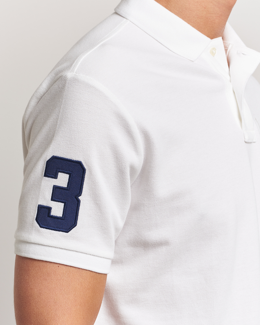 Homme | Polos | Polo Ralph Lauren | Custom Slim Fit Match Club Polo White