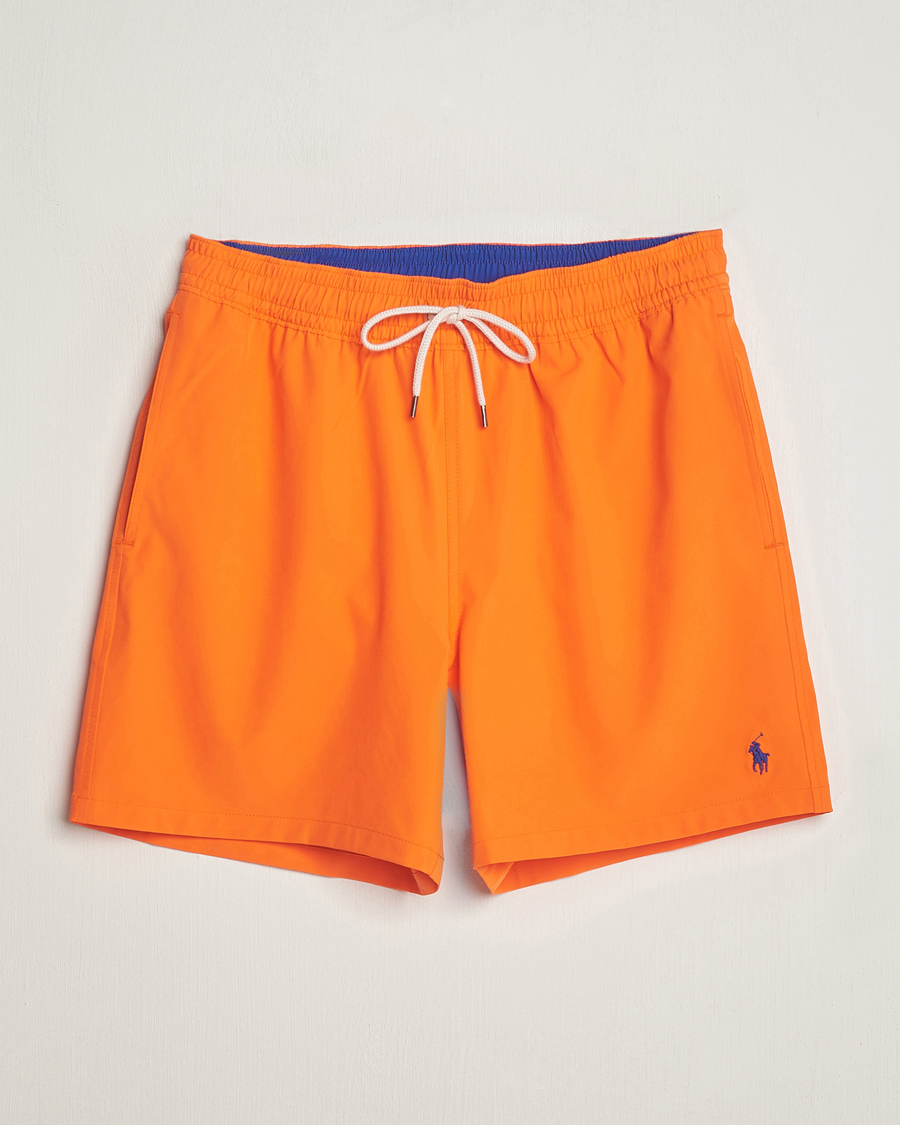 Homme | Maillots De Bain | Polo Ralph Lauren | Recycled Traveler Boxer Swimshorts Sailing Orange