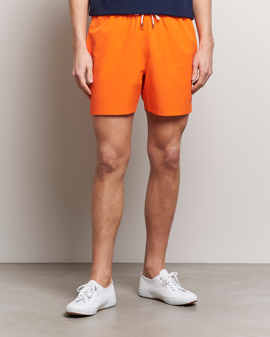 Homme | Maillots De Bain | Polo Ralph Lauren | Recycled Traveler Boxer Swimshorts Sailing Orange
