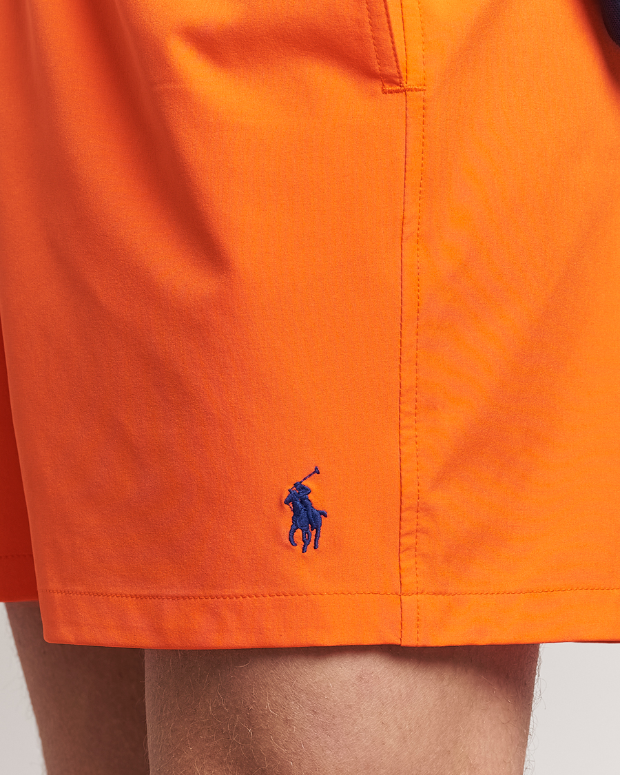 Homme | Maillots De Bain | Polo Ralph Lauren | Recycled Traveler Boxer Swimshorts Sailing Orange