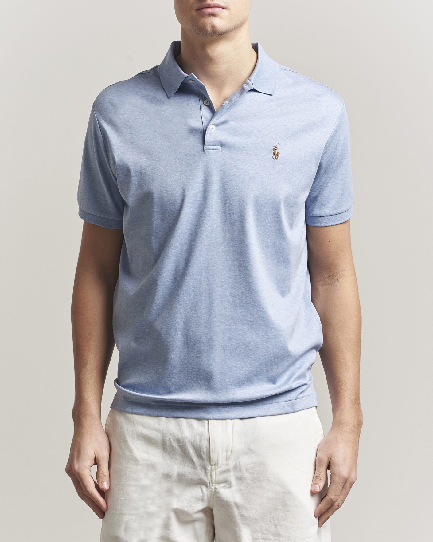 Homme | Polos | Polo Ralph Lauren | Luxury Pima Cotton Polo Jamaica Heather