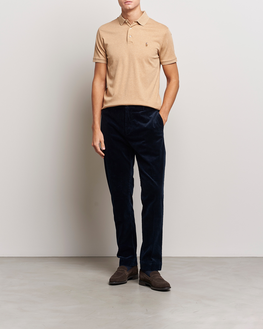 Homme | Polos | Polo Ralph Lauren | Luxury Pima Cotton Polo Classic Camel Heather