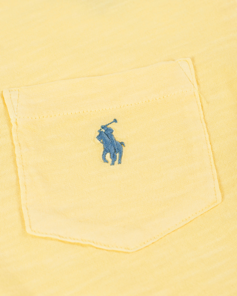 Homme | T-shirts | Polo Ralph Lauren | Washed Crew Neck Pocket Tee Empire Yellow