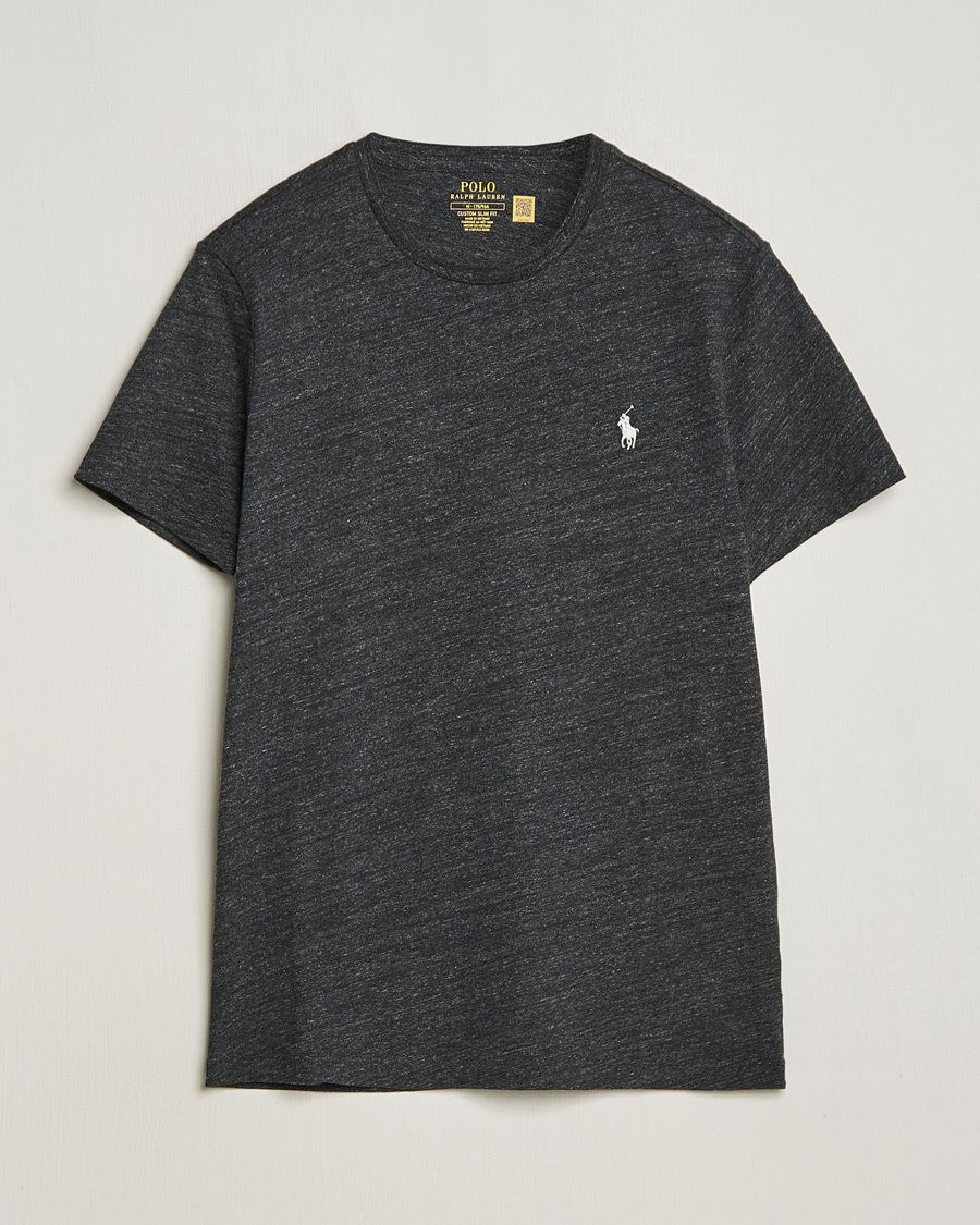 Homme | T-shirts | Polo Ralph Lauren | Crew Neck T-Shirt Black Marl Heather