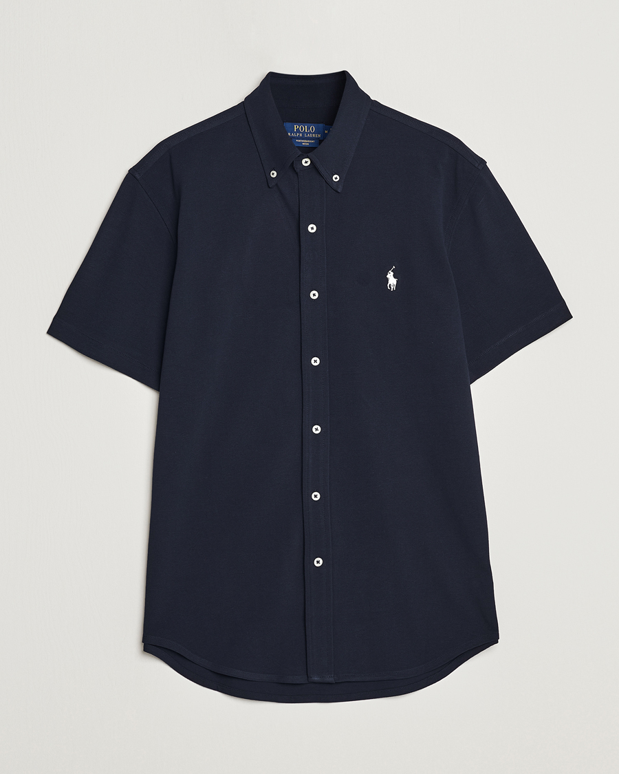 Homme | Chemises | Polo Ralph Lauren | Featherweight Mesh Short Sleeve Shirt Aviator Navy