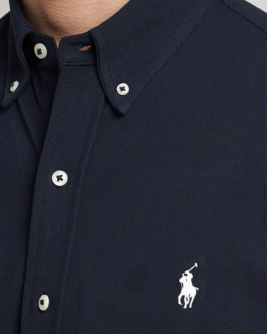 Homme | Chemises | Polo Ralph Lauren | Featherweight Mesh Short Sleeve Shirt Aviator Navy