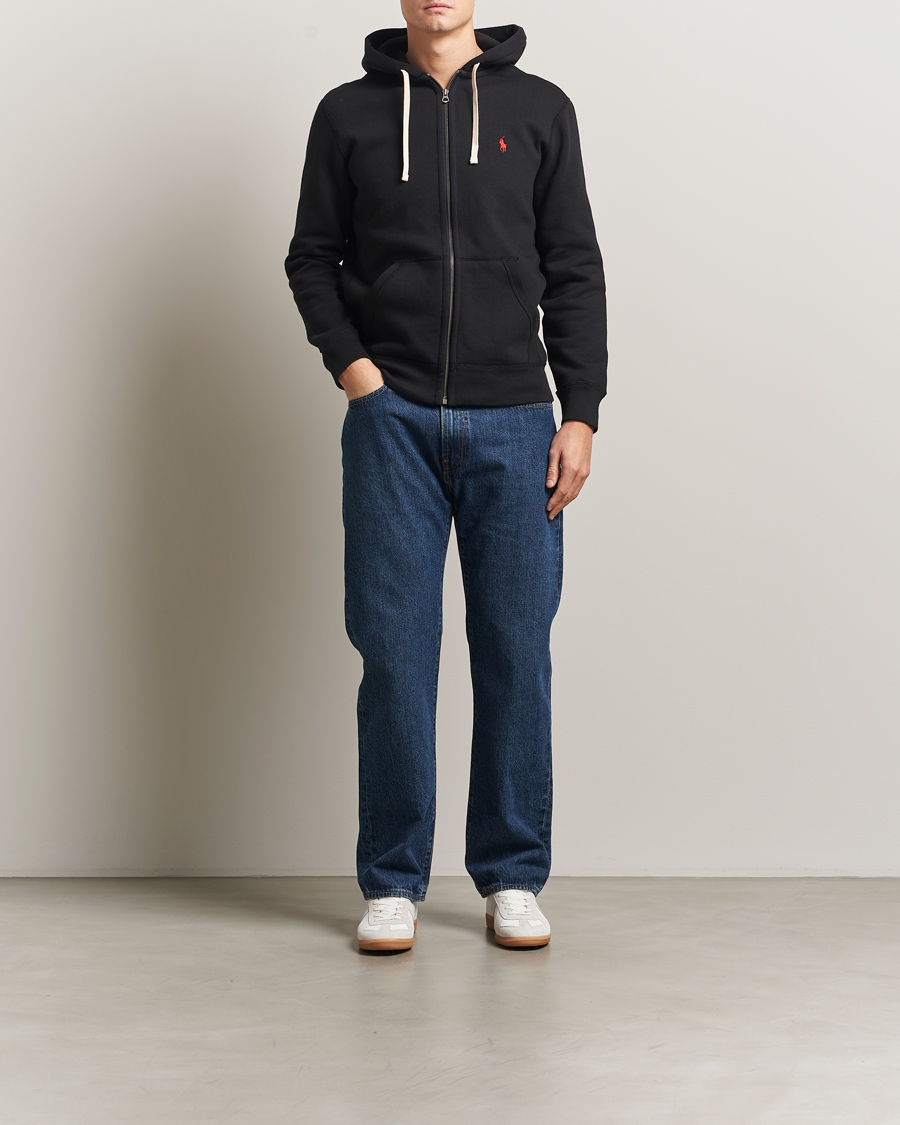 Homme | Pulls Et Tricots | Polo Ralph Lauren | Athletic Fleece Full-Zip Hoodie Polo Black