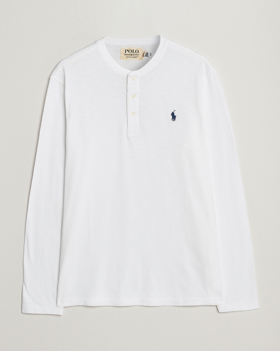 Homme | Pulls Et Tricots | Polo Ralph Lauren | Slub Jersey Henley White