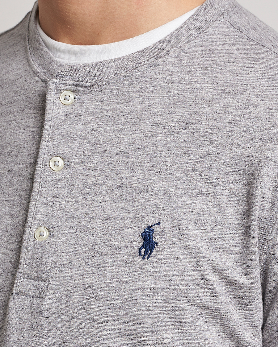 Homme | Pulls Et Tricots | Polo Ralph Lauren | Slub Jersey Henley Dark Vintage Heather