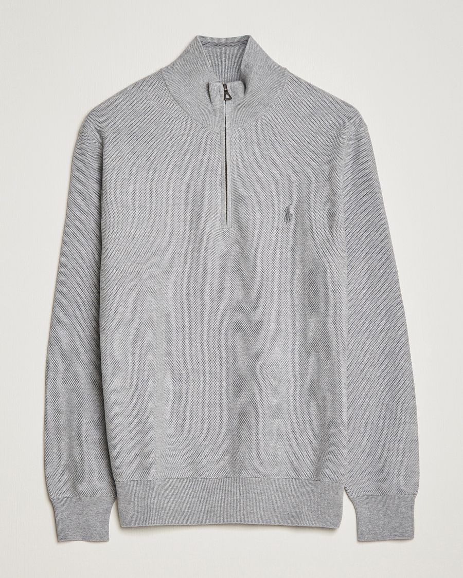 Homme | Pulls Et Tricots | Polo Ralph Lauren | Textured Half-Zip Andover Heather