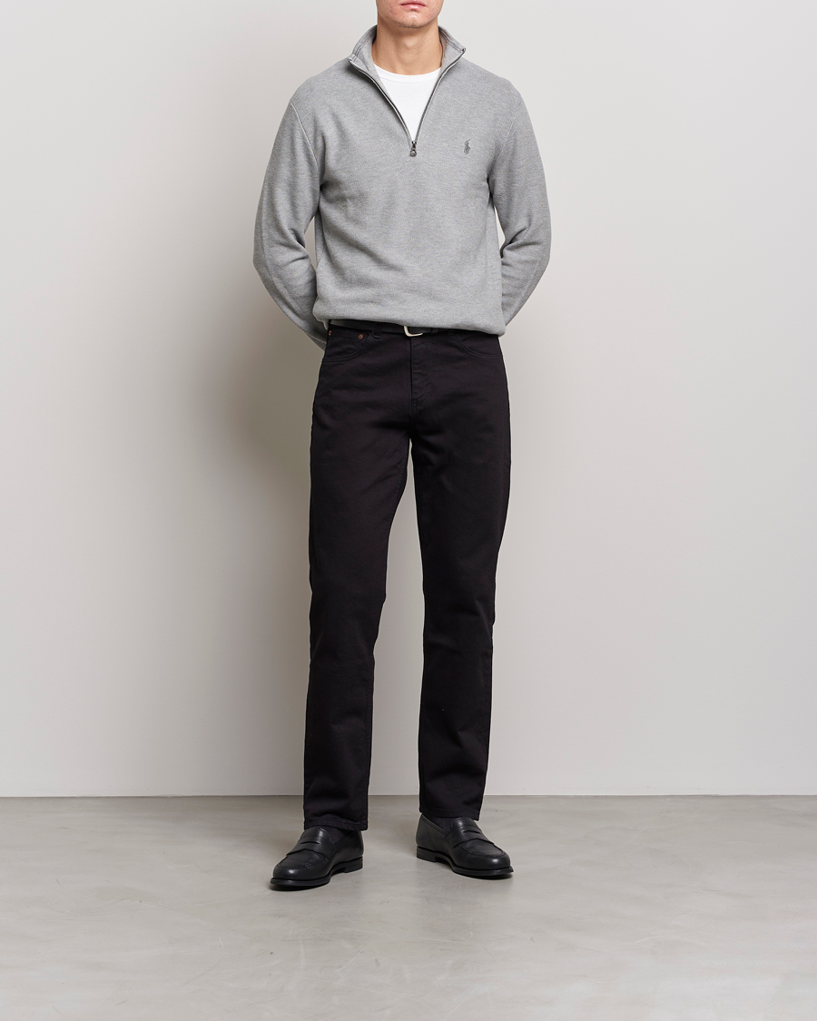 Homme | Pulls Et Tricots | Polo Ralph Lauren | Textured Half-Zip Andover Heather