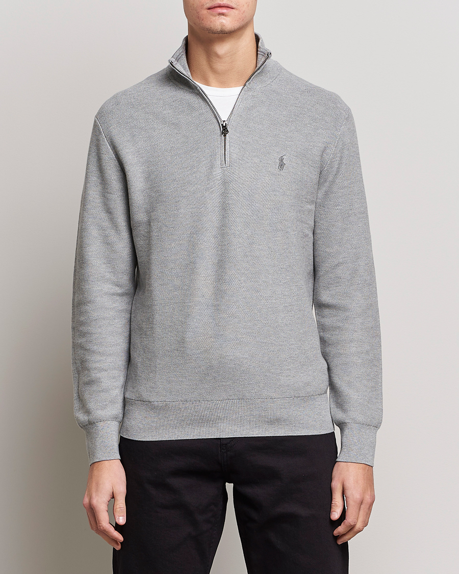 Homme | Pulls Et Tricots | Polo Ralph Lauren | Textured Half-Zip Andover Heather