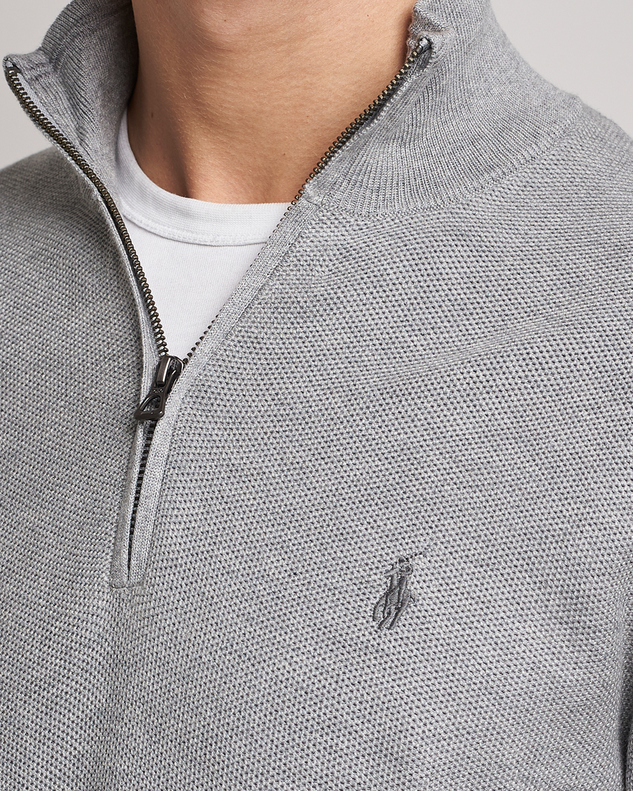 Homme | Pulls Et Tricots | Polo Ralph Lauren | Textured Half-Zip Andover Heather