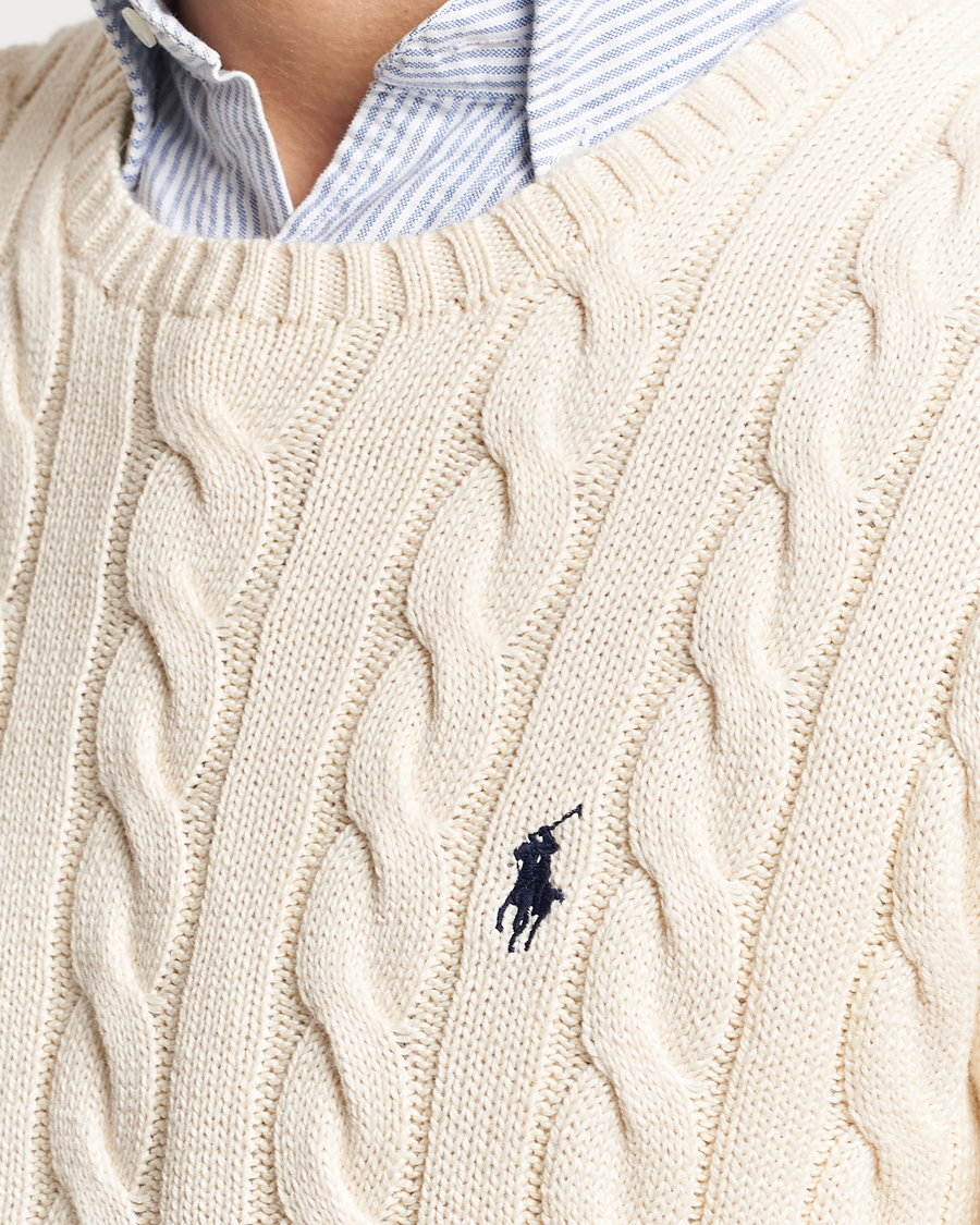 Homme | Pulls Et Tricots | Polo Ralph Lauren | Cotton Cable Pullover Andover Cream