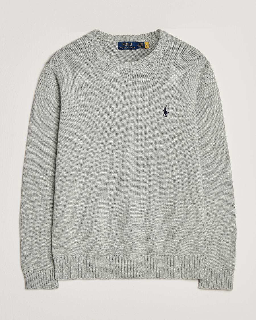 Homme | Pulls Et Tricots | Polo Ralph Lauren | Cotton Crew Neck Sweater Andover Heather