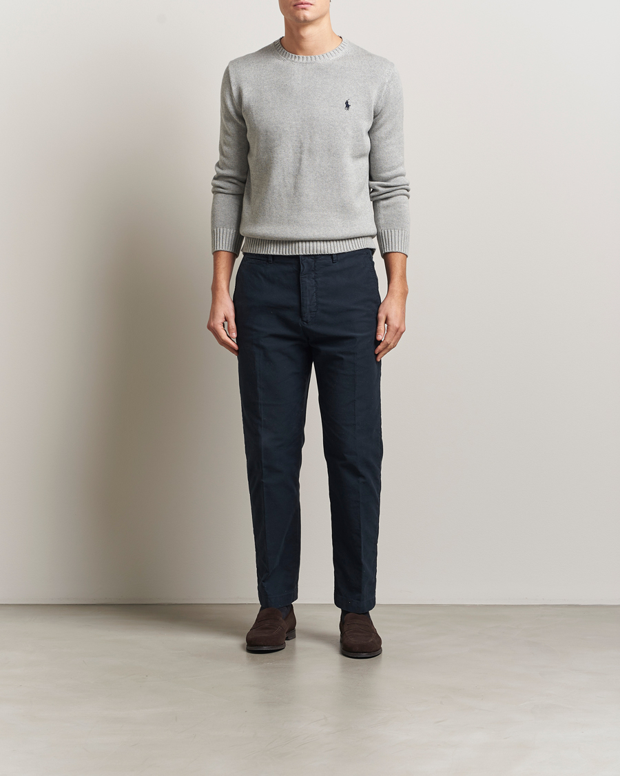 Homme | Pulls Et Tricots | Polo Ralph Lauren | Cotton Crew Neck Sweater Andover Heather