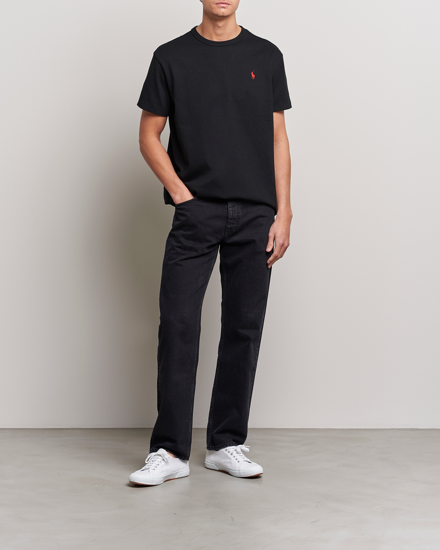 Homme | T-shirts | Polo Ralph Lauren | Heavyweight Crew Neck T-Shirt Black
