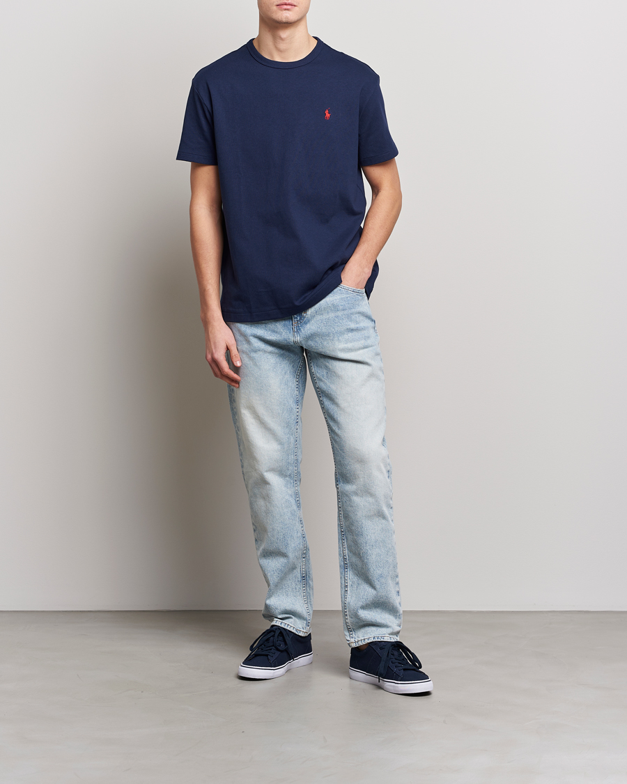 Homme | T-shirts | Polo Ralph Lauren | Heavyweight Crew Neck T-Shirt Newport Navy