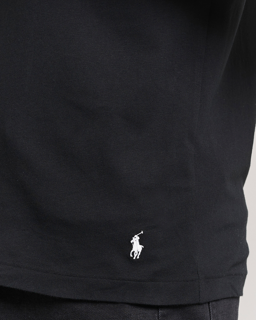Homme | T-shirts | Polo Ralph Lauren | 3-Pack Crew Neck T-Shirt White/Black/Andover Heather