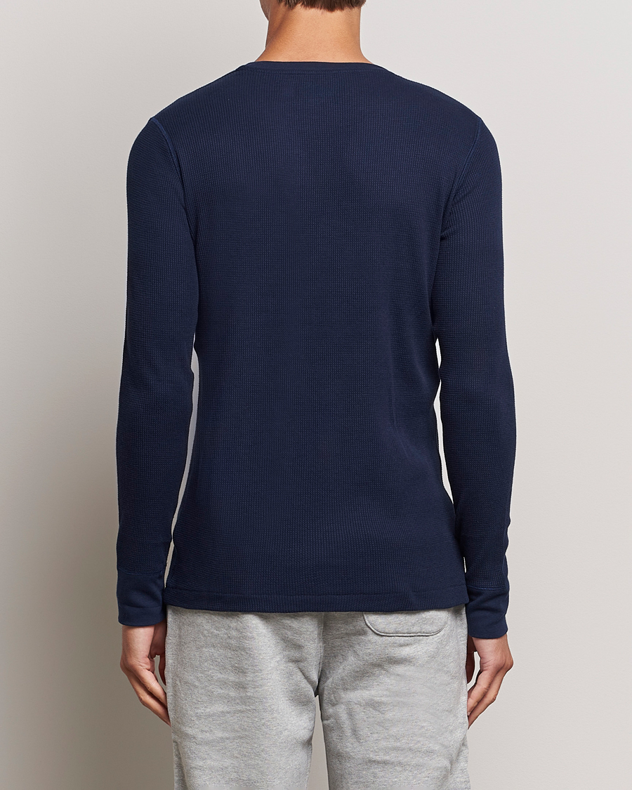 Homme | T-shirts | Polo Ralph Lauren | Waffle Long Sleeve Crew Neck Cruise Navy