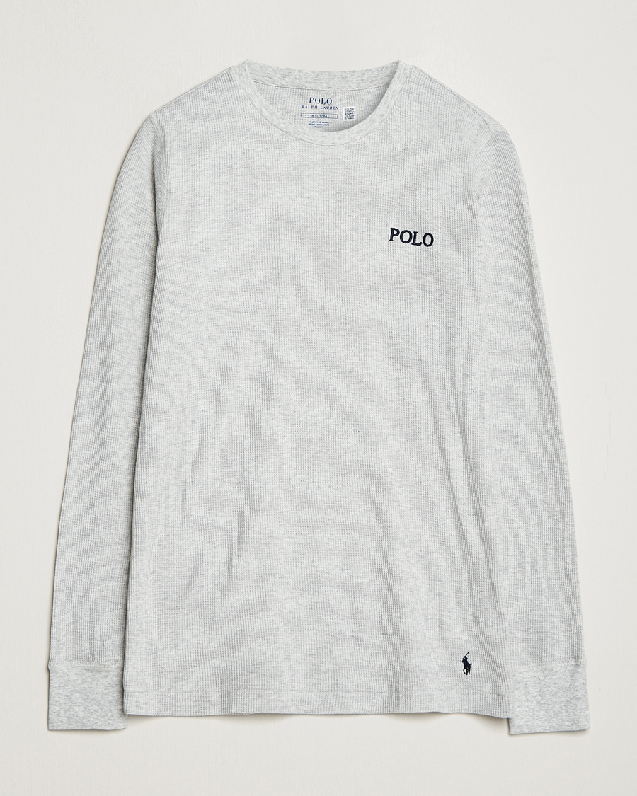 Homme | T-shirts | Polo Ralph Lauren | Waffle Long Sleeve Crew Neck English Heather