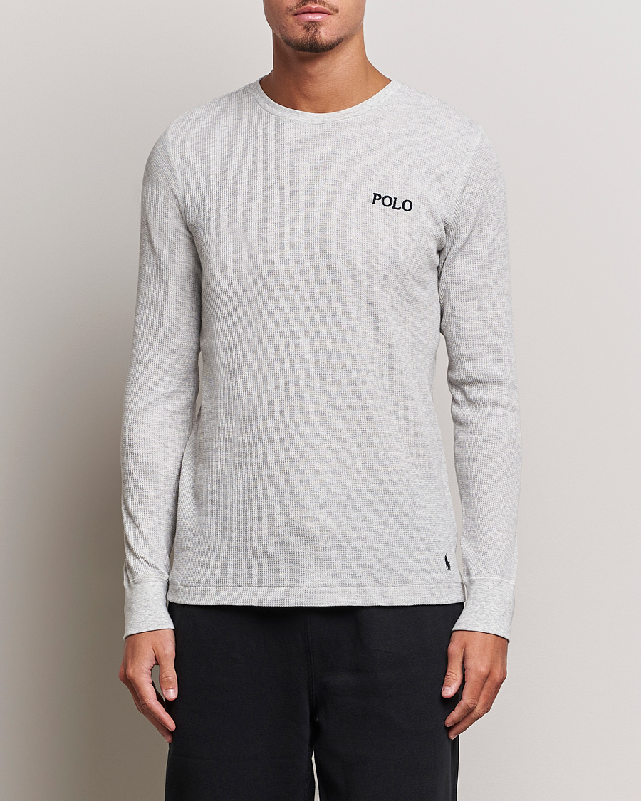 Homme | T-shirts | Polo Ralph Lauren | Waffle Long Sleeve Crew Neck English Heather