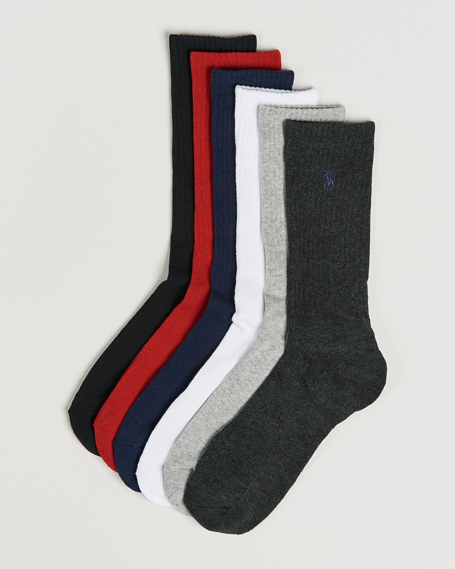 Homme | Sous-Vêtements Et Chaussettes | Polo Ralph Lauren | Polo Ralph Lauren6-Pack Cotton Crew SocksMulti