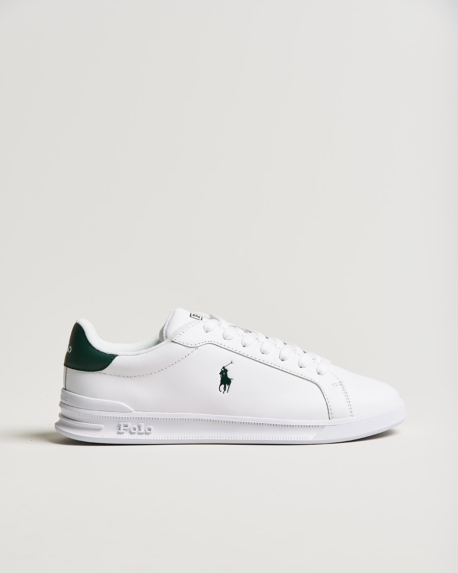 Homme | Baskets | Polo Ralph Lauren | Heritage Court Sneakers White/College Green