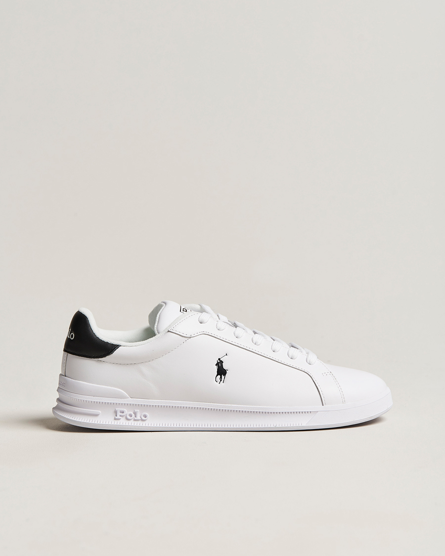 Homme | Baskets | Polo Ralph Lauren | Heritage Court Sneaker White/Black