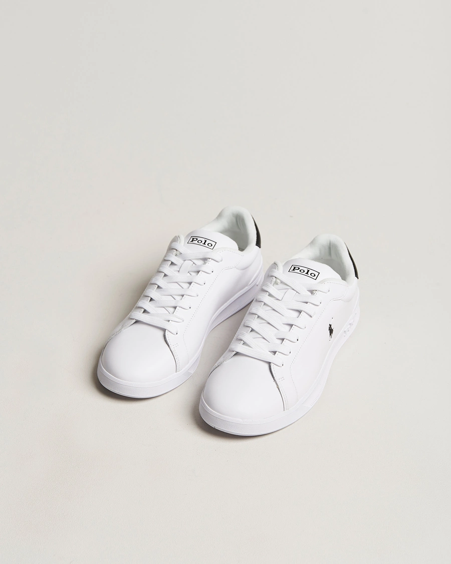 Homme |  | Polo Ralph Lauren | Heritage Court Sneaker White/Black