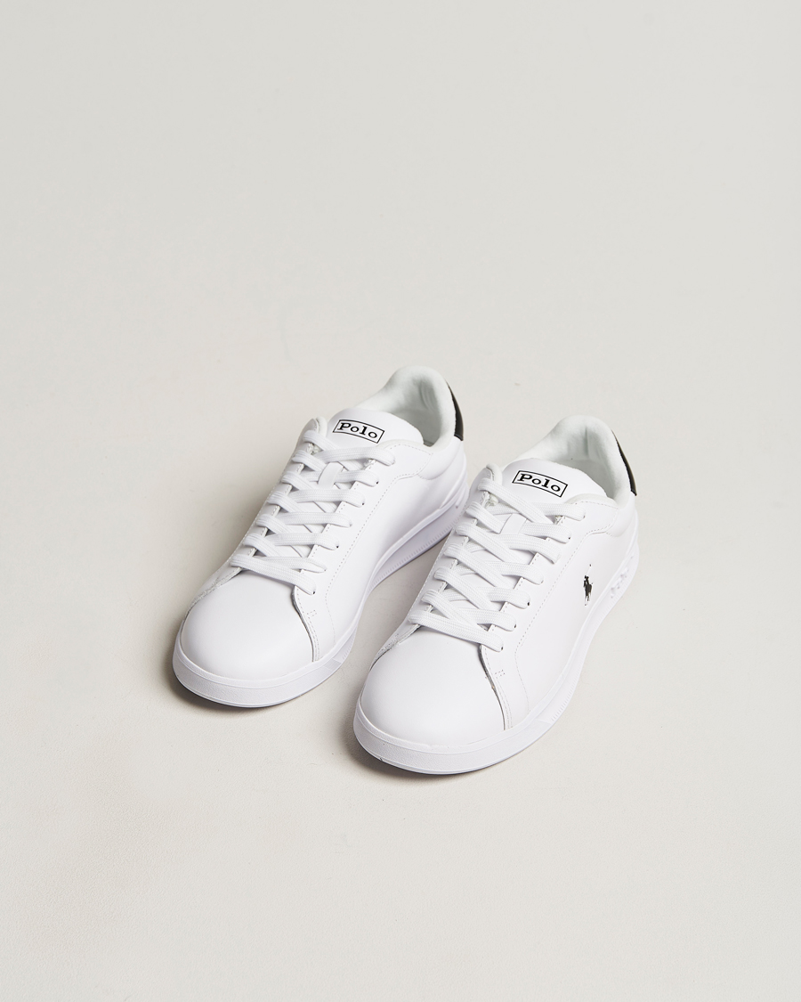 Homme | Baskets | Polo Ralph Lauren | Heritage Court Sneaker White/Black
