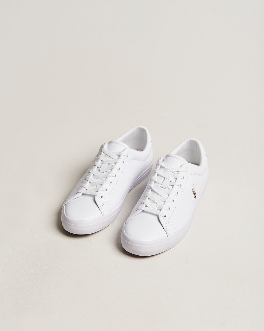 Homme | Baskets Blanches | Polo Ralph Lauren | Longwood Leather Sneaker White