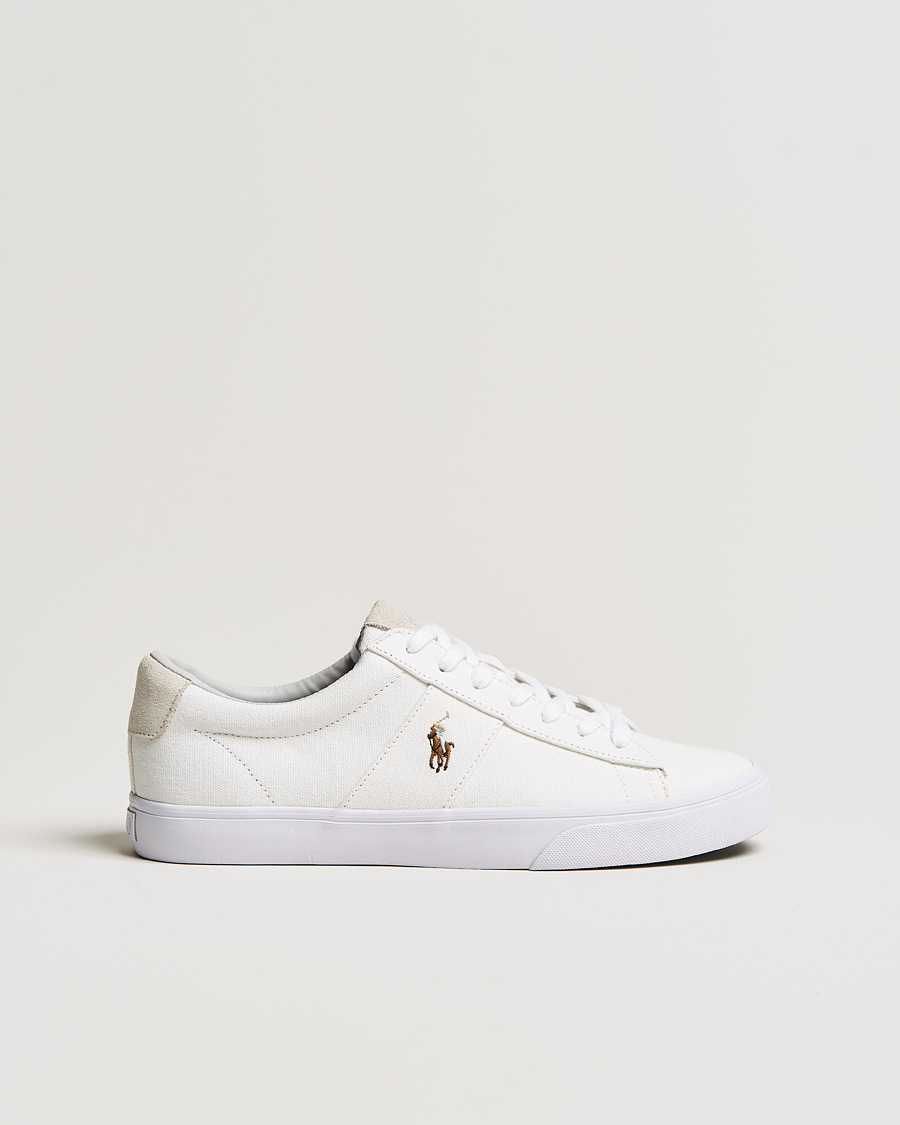 Homme | Baskets | Polo Ralph Lauren | Sayer Canvas Sneakers White