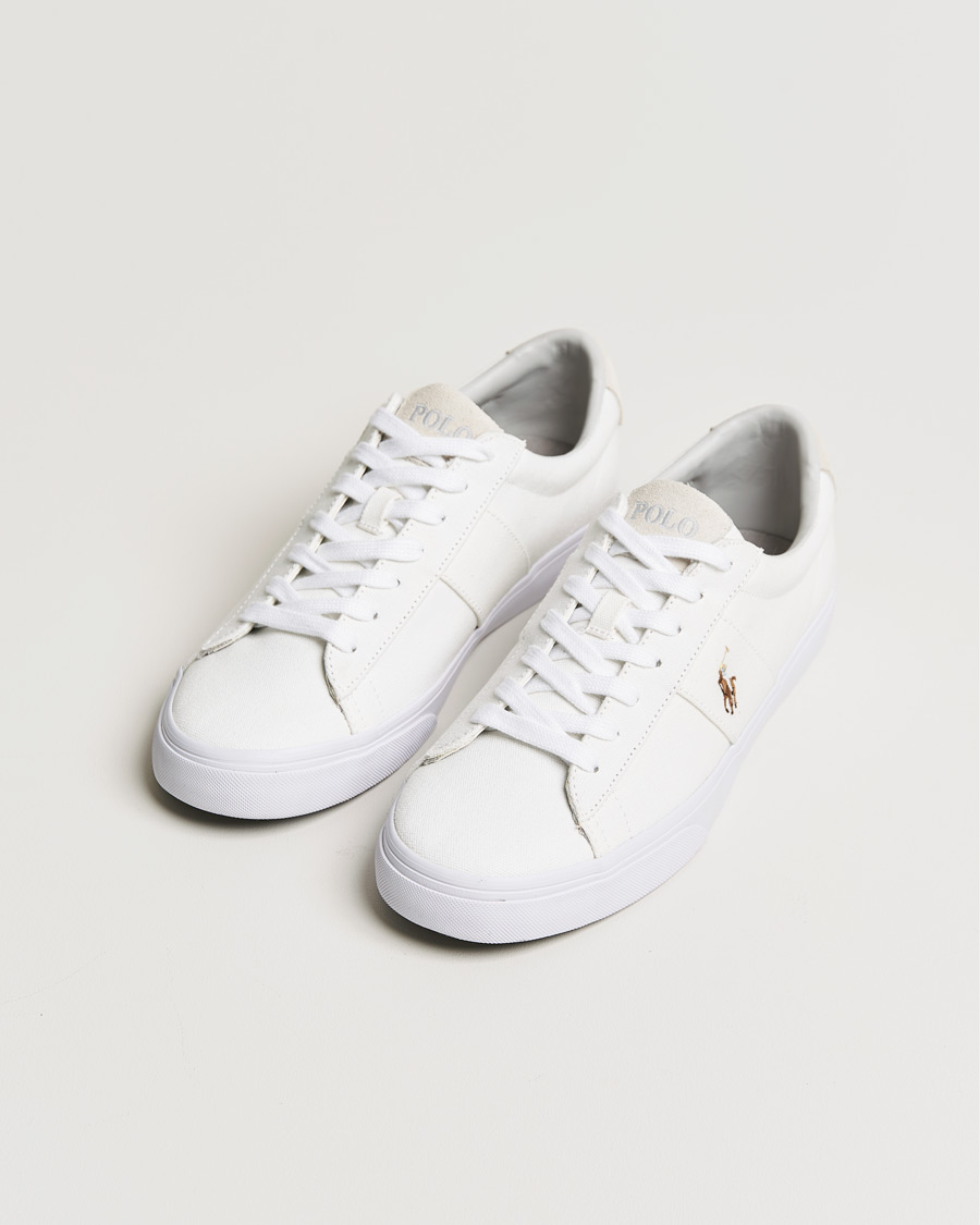Homme | Baskets | Polo Ralph Lauren | Sayer Canvas Sneakers White
