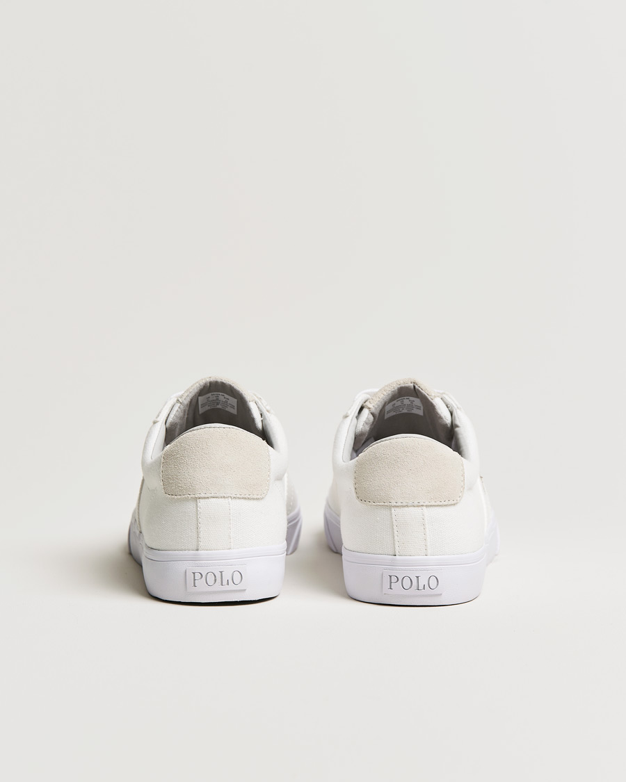 Homme | Baskets | Polo Ralph Lauren | Sayer Canvas Sneakers White