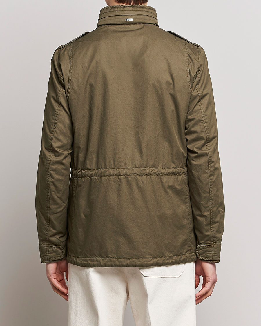 Homme | Manteaux Et Vestes | Herno | Cotton Field Jacket Army Green