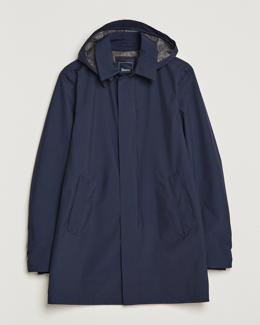 Homme | Manteaux Et Vestes | Herno | Laminar Waterproof Coat Navy