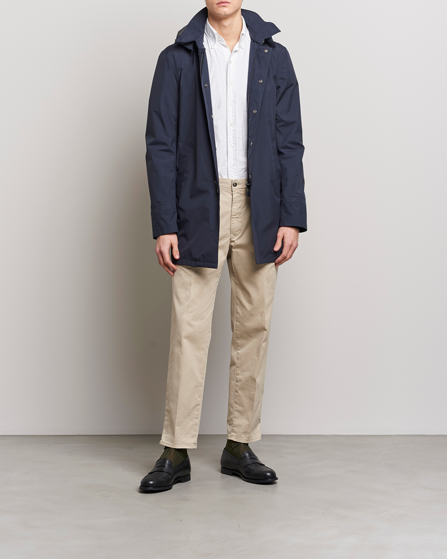 Homme | Manteaux Et Vestes | Herno | Laminar Waterproof Coat Navy