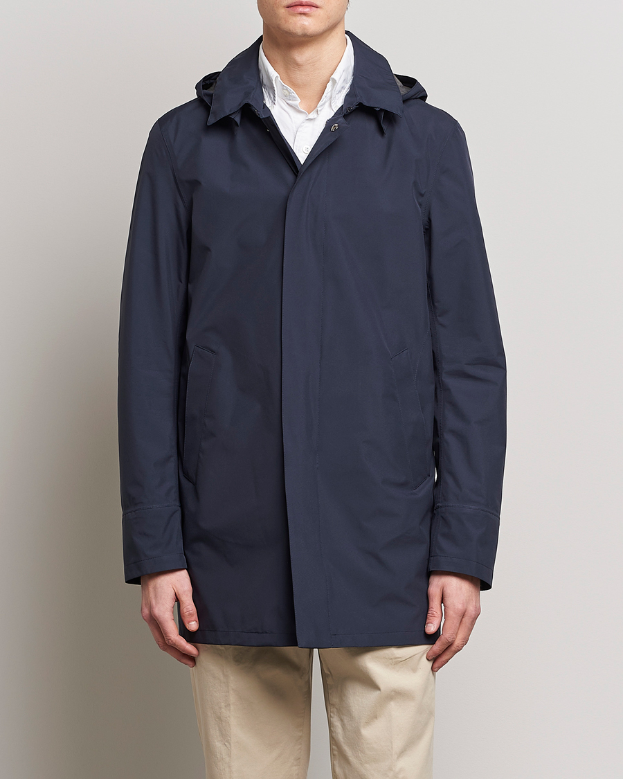Homme | Manteaux Et Vestes | Herno | Laminar Waterproof Coat Navy