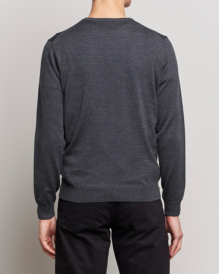 Homme | Pulls Et Tricots | Stenströms | Merino Crew Neck Anthracite