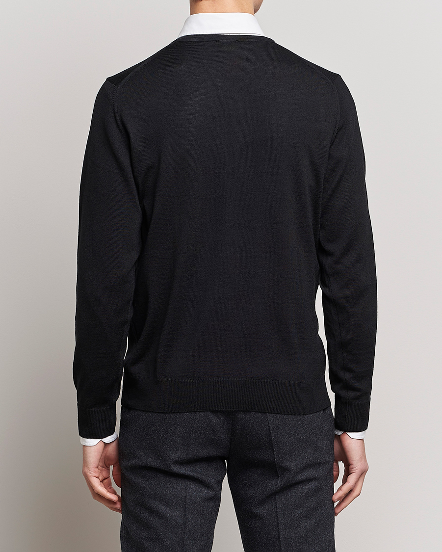 Homme | Pulls Et Tricots | Stenströms | Merino Crew Neck Black
