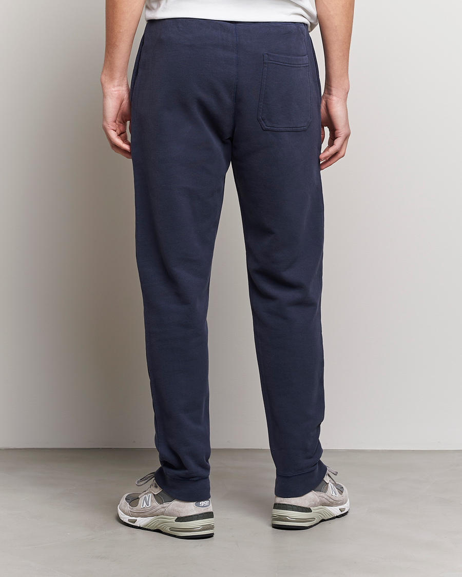 Homme | Pantalons | Sunspel | Cotton Loopback Track Pants Navy