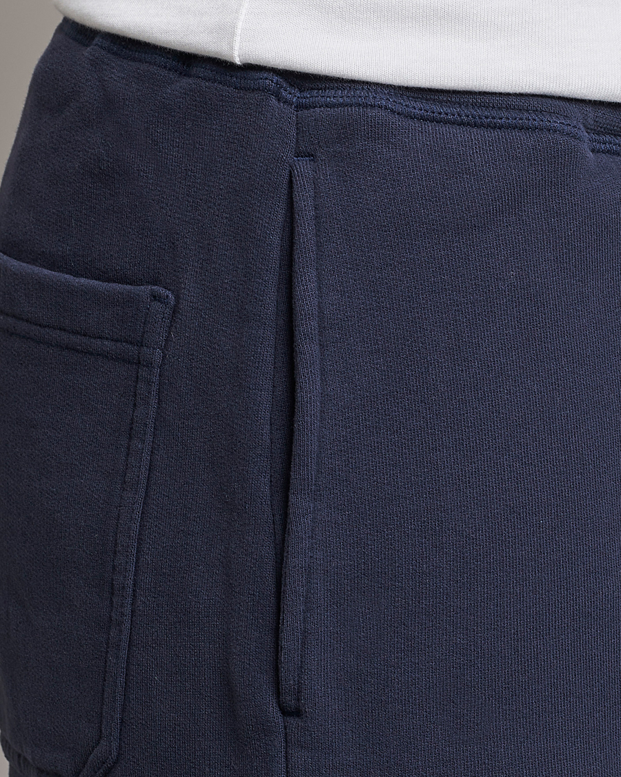 Homme | Pantalons | Sunspel | Cotton Loopback Track Pants Navy
