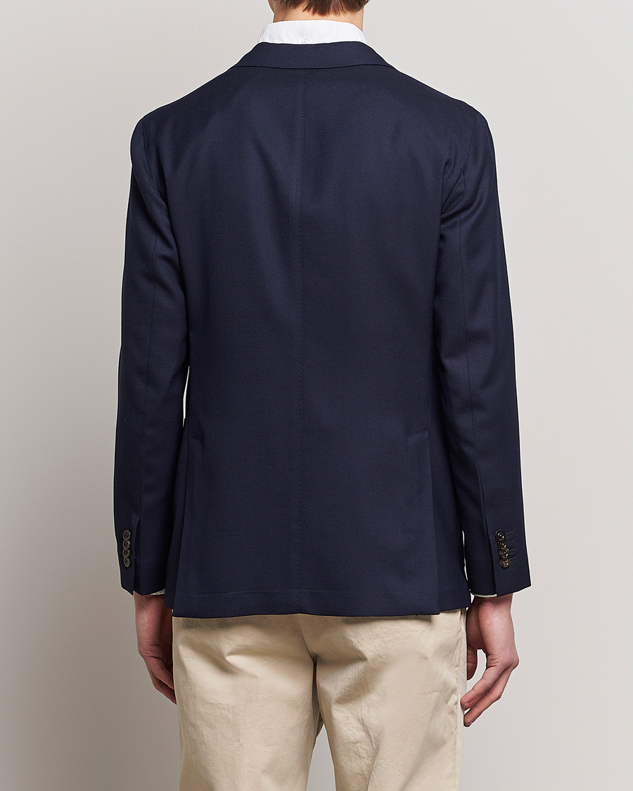 Homme | Blazers | Boglioli | K Jacket Wool Hopsack Blazer Navy