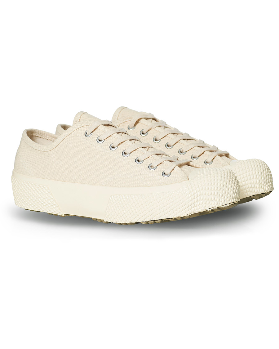 Homme | Superga Artifact MS Japanese Canvas Sneaker White Mastice | Superga | Artifact MS Japanese Canvas Sneaker White Mastice